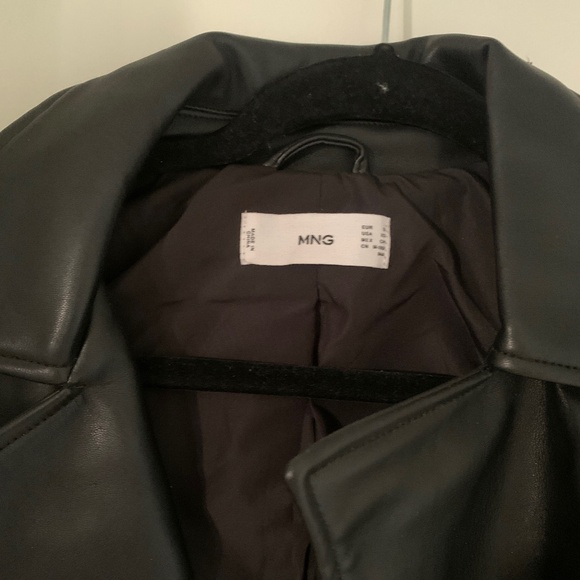 Mango Faux Leather Jacket - Picture 2 of 2